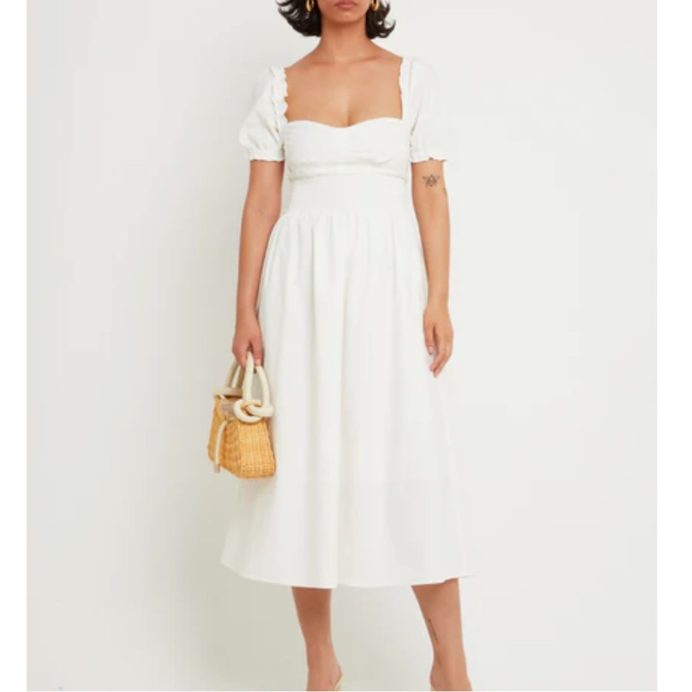 OPT/Few Moda White Midi Dress